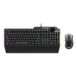 Teclado Y Mouse Asus Tuf Para Juegos | K1 Rgb, Ligero  Fr32w