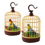 Juego De Columpios Songbirds In Cage, Paquete De 2