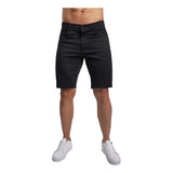 Shorts Bermuda De Gabardina Comoda Algodon Hombre