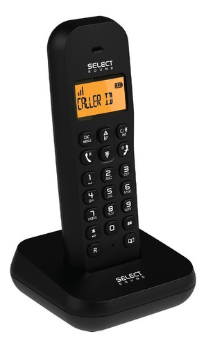 Télefono Inalámbrico Select Sound 8033 Con Identificador Color Negro
