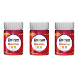 Kit Com 3 Centrum Essencial C/30 Comprimidos Cada