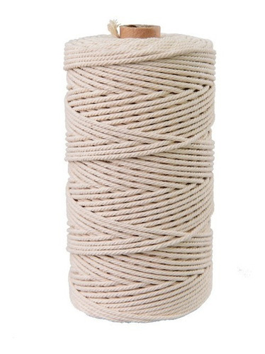 Cordón Macramé Torcido 3mm 300 Metros 1kg 100% Algodón