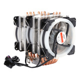 Ventilador De Copa Lan Shuo 6 Tubos 3 Rgb 4 Pines Silenci