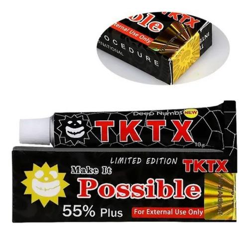 Crema Tktx 55% Pack 2 Pcs Tatuajes, Piercing, Microblading
