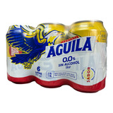 Cerveza Aguila Cero X6 Sin Alco - mL a $12