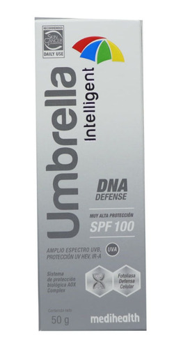 Umbrella Inteligent Dna Defense Spf 100 X 50 G