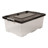 Caja Organizadora 55 Lts Plastico 60x40x25 Grande Con Traba