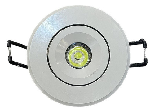 Mini Spot Redondo Branco De Led 1w Kit 3 Unidades Oferta! 