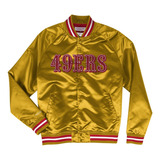 Mitchell & Ness San Francisco 49ers Chamarra Satinada Heavy