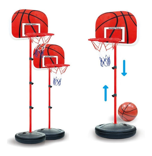 Aro Basketball Ajustable 60-150cms Para Niños + Base + Pelot