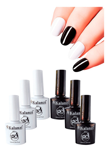 Gel Esmalte Uv Semipermanente Para Uñas 6 Pz Gama Original