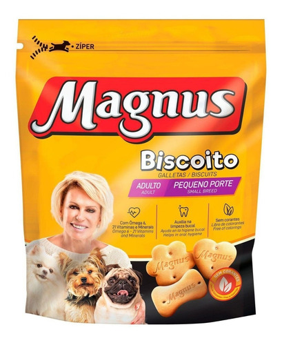 Biscoito Para Cães Adulto Magnus Pequeno Porte 1kg (com Nf)