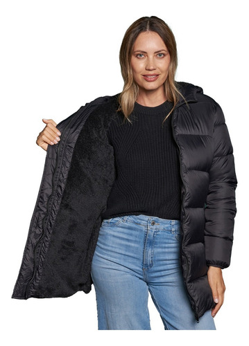 Campera Parka Mujer Camperon Importada Larga Piel