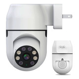 Camara De Seguridad Ip Wifi Enchufable Interiores 360°