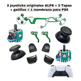 2 Joystick Alps +2 Tapa +gatillos +membrana Play Station Ps5