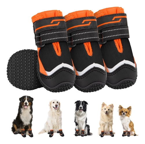 Zapatos Para Perro De Impermeable,cómodas Botas De Pavimento