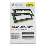 Corsair Pack De Memorias Ram Mac Memory (2x4) 8gb Ddr3 1066