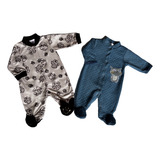 Set X 2 Pijamas Térmicas Bebes 