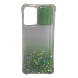 Funda Para Samsung A22 4g Glitter Cubre Camara