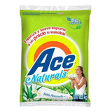 Jabon Detergente En Polvo Ace Naturals Manzanilla 8.5kg