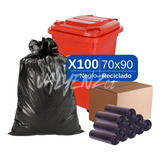 Bolsa De Basura 70x90 60 Litros 100und  Material Reciclado 