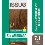  Issue Kit Tintura Sin Amoníaco Tono 7.1 Rubio Ceniza