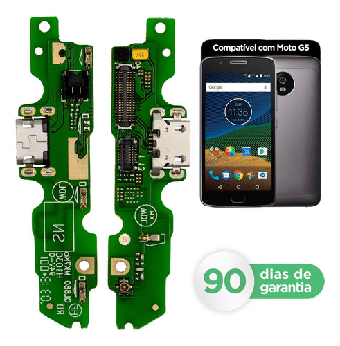 Placa Sub Moto G5 Xt1672 Compativel Com Motorola