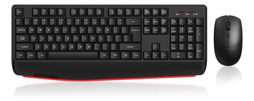 Combo De Teclado Y Mouse Inalámbricos, Teclado Ergonómico De