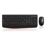 Combo De Teclado Y Mouse Inalámbricos, Teclado Ergonómico De