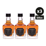 3x Miniatura Whiskey Jack Daniels Single Barrel Select 50cc