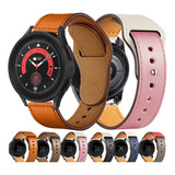 4 Correas De Piel Para Samsung Galaxy Watch 6 5 4 Active 2