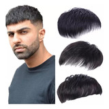 Topper De Cabelo Humano Masculino Perucas Clip Em Postiços W