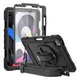 Funda Uso Rudo + Correa Para iPad Air 5 2022 10.9 Air 4 2020