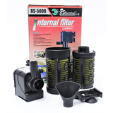 Filtro Interno Peces Rs 500 B 600l/h 2 Cartuchos Pecera 