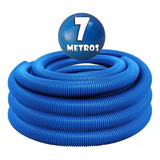 Mangueira Flexível Flutuante Para Limpeza Piscina 8 Metros Cor Azul