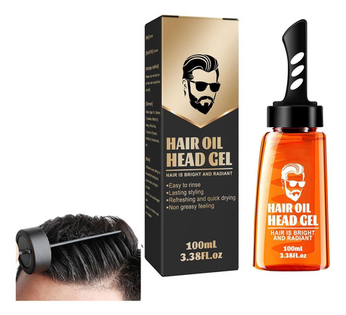 2 In 1 Hair Wax Gel With Comb, Long Lasting Fluffy Men Fast