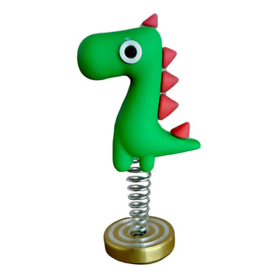 Cabezon Decorativo De Dinosaurio Verde