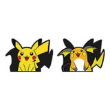 Sticker 3d Movimiento Anime Pokemon Pikachu Raichu Ash Elect