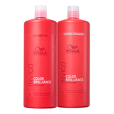 Kit Wella Color Brilliance Invigo Shampoo+condicionador 1 L