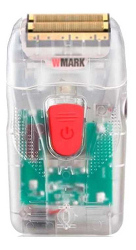 Maquina Shaver Wmark Ng 987 Transparente Barbeador Elétrico