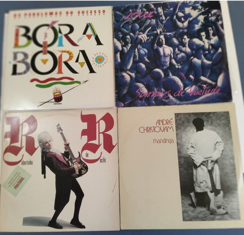 Lp Vinil Rock Nacional Lote 4 Discos Excelentes