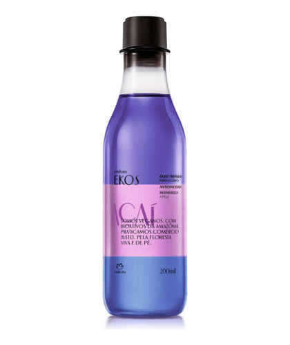 Óleo Trifásico Desodorante Corporal Ekos Açaí - 200 Ml