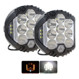 Par Faro 15 Led Calidad Premium Bicolor 7 Pulgadas Jeep 4x4