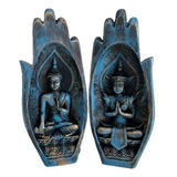 Mão Buda Hindu Azul