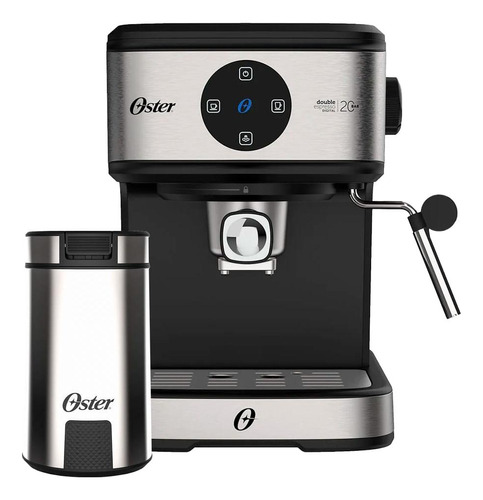 Kit Espresso Oster - Cafeteira Double E Moedor De Café