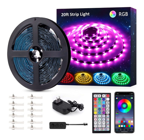 Novostella Kit De Tira De Luces Led Inteligentes Rgb De 20 P