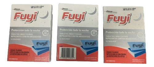 Fuyi Vape Tabletas Pack X 3 Cajas De 12 Unid Ar1 Fv12 Ellobo