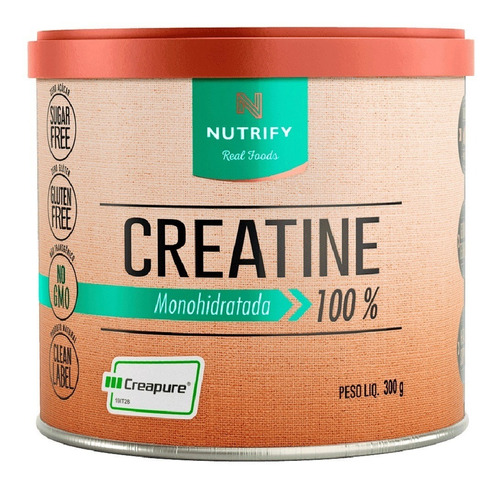 Creatina Monohidratada - Selo Creapure - Nutrify 300g