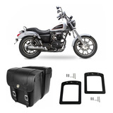 Alforge Mala Lateral Custom 22l + Suporte Dafra Horizon 150