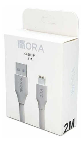 10 Cables 1hora 2m Usb Para iPhone 2.1a Carga Rápida Datos